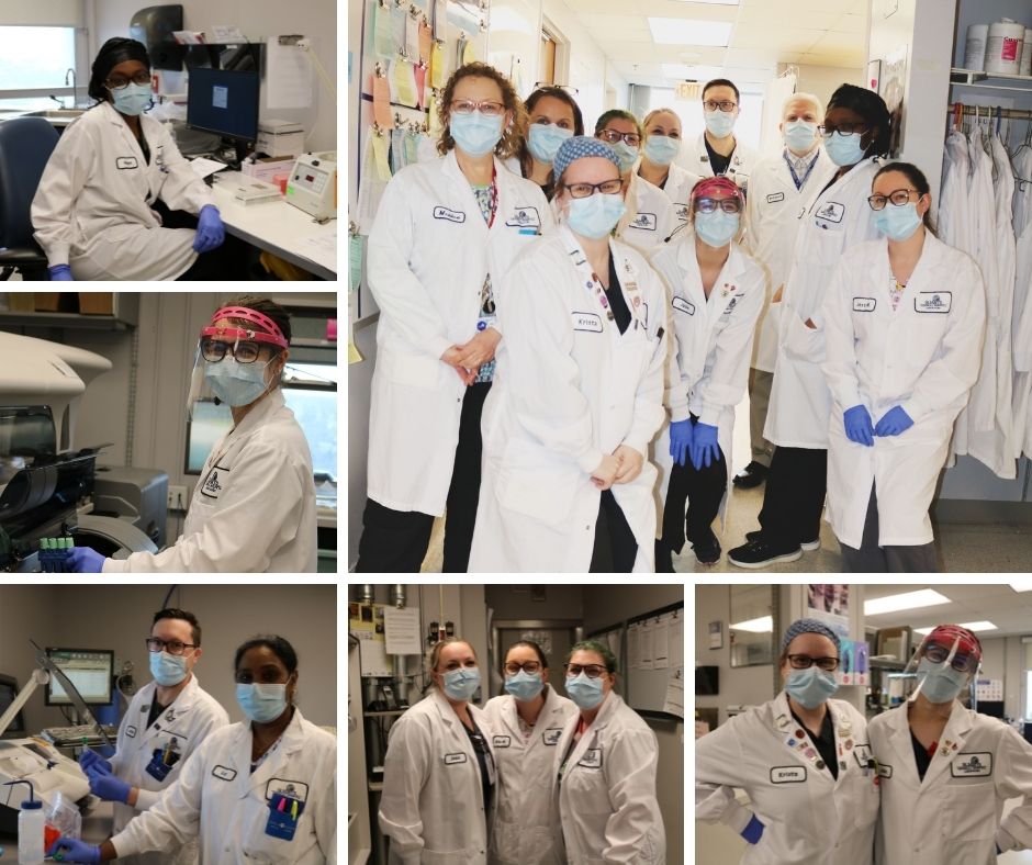 Collage of Lab Team Members